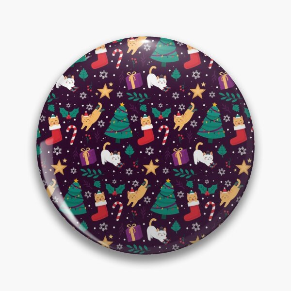 Item preview, Cute Cats Christmas Tree Pattern designed and sold by Borislav Shekerdzhiyski.