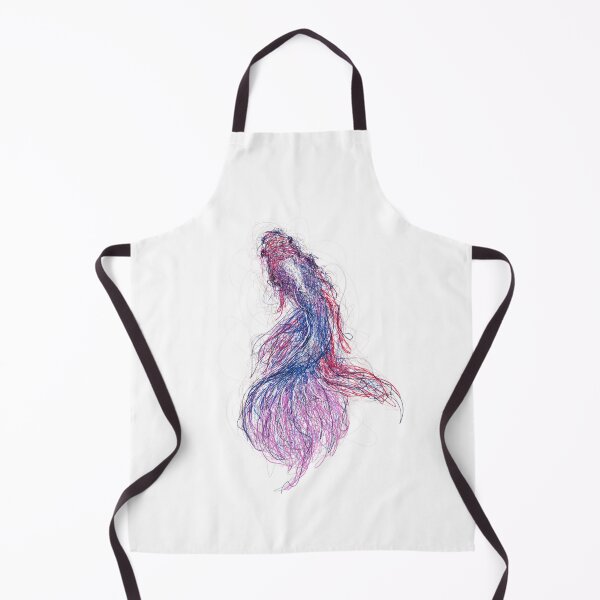 Item preview, Bettas Scribble Illustration Poster designed and sold by scribbleisme.