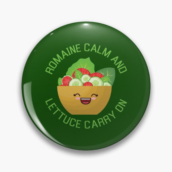 Item preview, Romaine calm and lettuce carry on Kawaii Salad designed and sold by KawaiiPark.