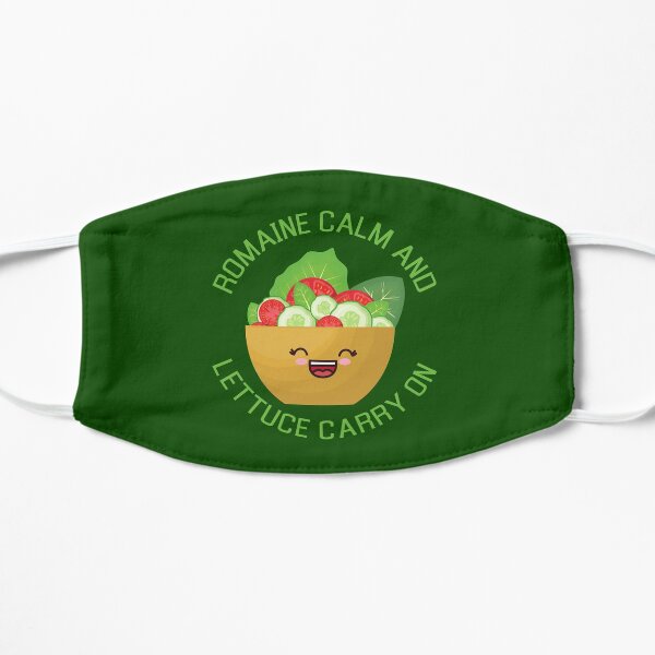 Romaine calm and lettuce carry on Kawaii Salad Mask