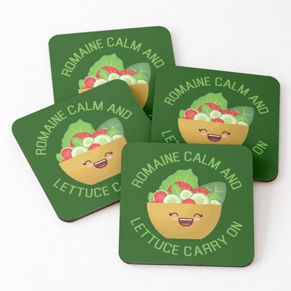 Item preview, Romaine calm and lettuce carry on Kawaii Salad designed and sold by KawaiiPark.