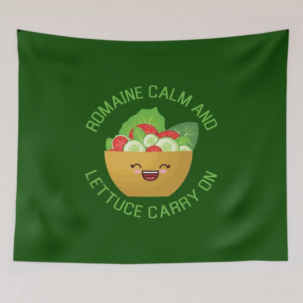 Item preview, Romaine calm and lettuce carry on Kawaii Salad designed and sold by KawaiiPark.