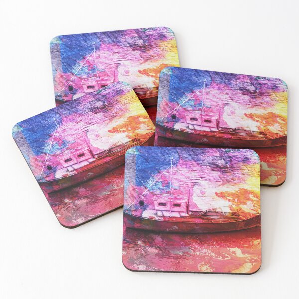 Item preview, York Tugboat in abstract. York, Yorkshire, UK designed and sold by PicsByTony.
