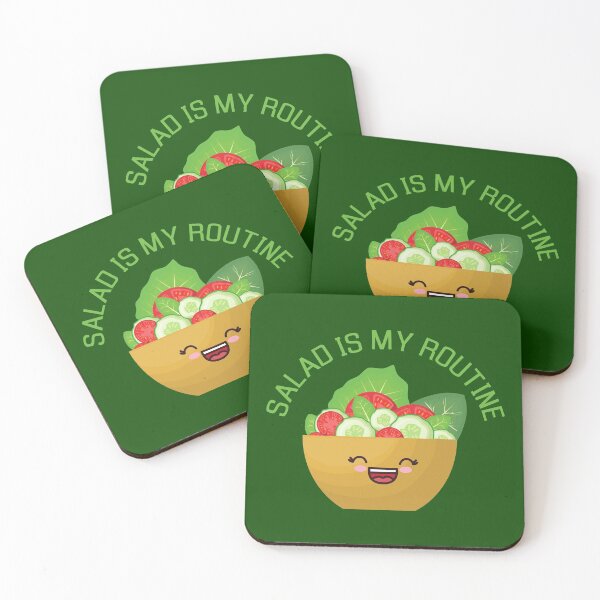 Item preview, Salad is my routine Kawaii Salad designed and sold by KawaiiPark.