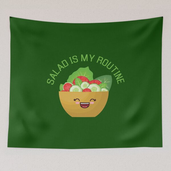 Item preview, Salad is my routine Kawaii Salad designed and sold by KawaiiPark.
