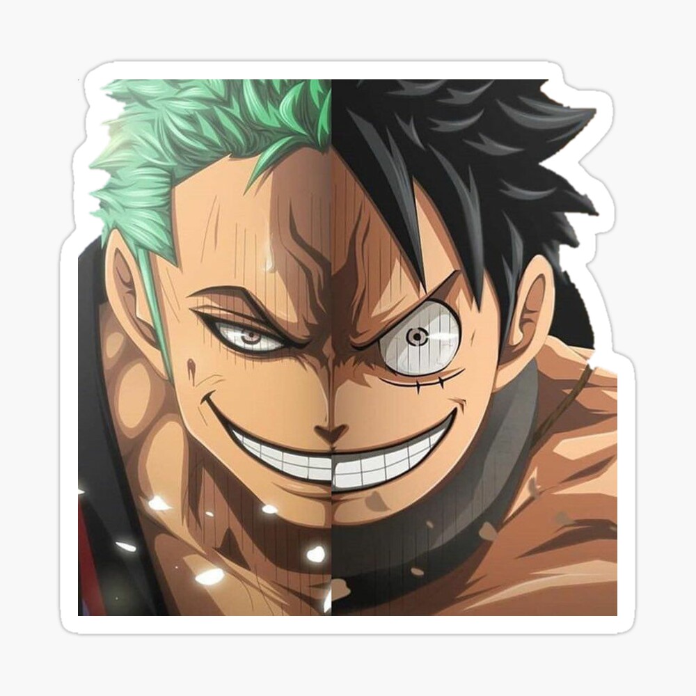 One Piece Luffy And Zoro Wano Smile Poster By Otakugeneration Redbubble