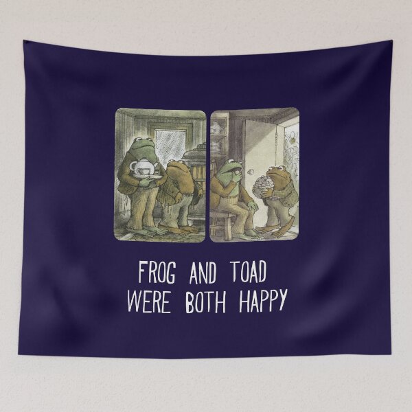 Item preview, Frog and Toad Were Both Happy designed and sold by WhyNotStore.