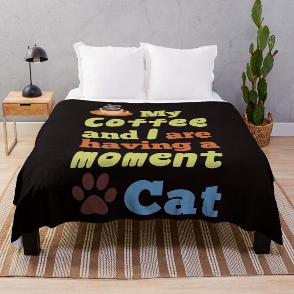 Item preview, My Coffee And I Are Having A Moment Cat - Funny Cup Of Coffee and Cat Footprint Gift Ideas  designed and sold by leo121687.