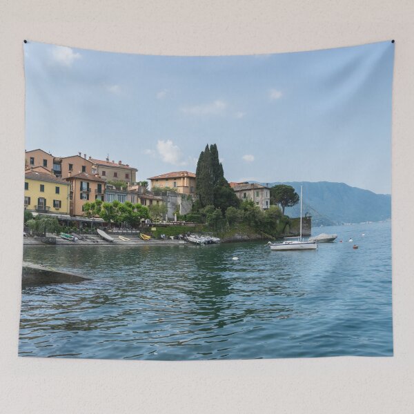 Item preview, Charismatic Varenna Lake Como Italy - Picture Perfect Little Harbour designed and sold by Georgia Mizuleva.