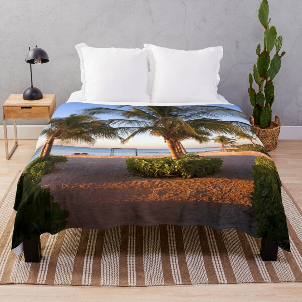 Item preview, Sunrise Palm Trees At The Beach In Caribbean designed and sold by comcamworld.