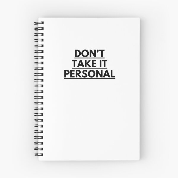 Item preview, Dont Take It Personal Gift designed and sold by Emerg-Apparel.