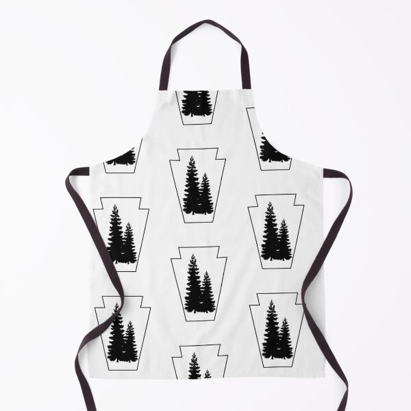 Item preview, Large Keystone with Pinetree designed and sold by Broken Antler Designs .