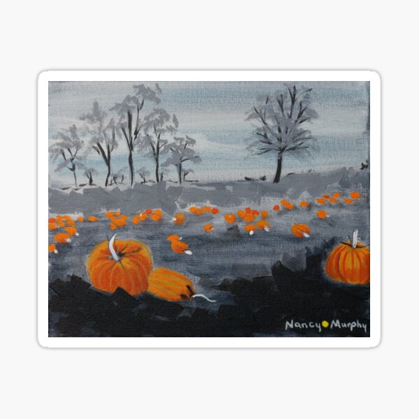 Artikel-Vorschau von Halloween Kürbisbeet, designt und verkauft von YellowDotArtist.