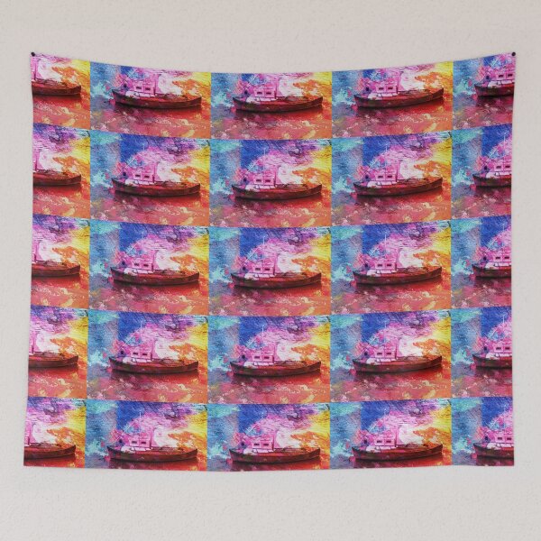 Item preview, York Tugboat in abstract. York, Yorkshire, UK designed and sold by PicsByTony.