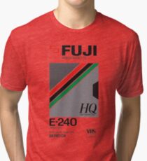 Camiseta de tejido mixto Retro VHS tape vaporwave aesthetic
