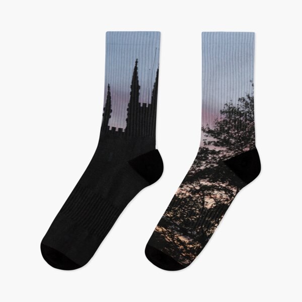 Item preview, Silhouette Castle Building Scotland Sunset designed and sold by comcamworld.
