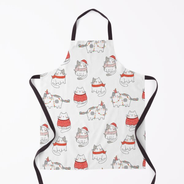 Item preview, Meowy Christmas Pattern - Cute Cat Xmas designed and sold by Borislav Shekerdzhiyski.