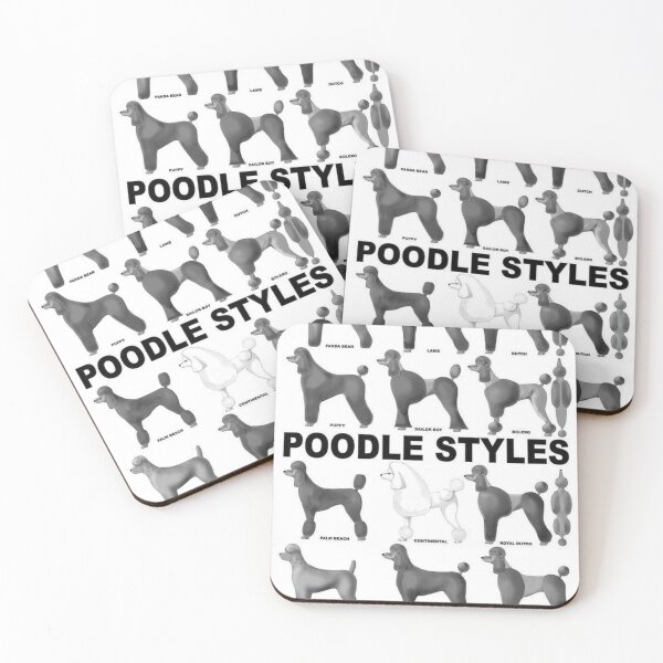 Item preview, Poodle Styles pet dog dogs pets puppy art caniche pop art designed and sold by Coolstuff4you71.
