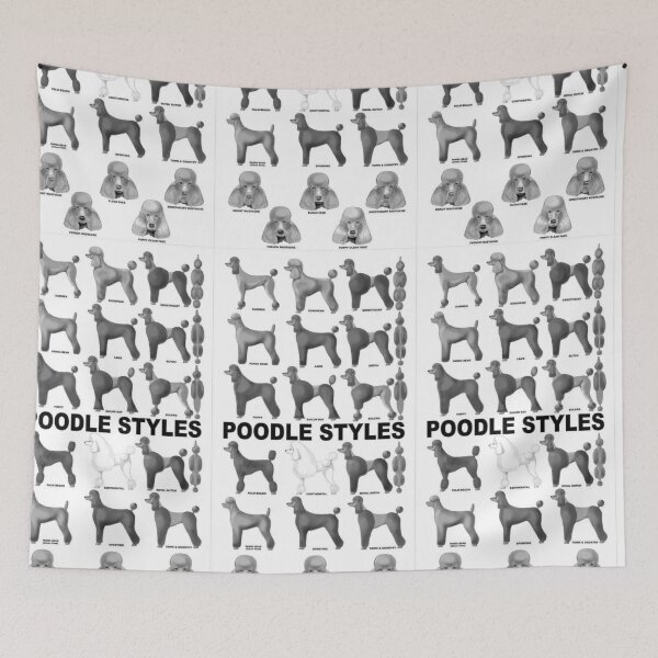 Item preview, Poodle Styles pet dog dogs pets puppy art caniche pop art designed and sold by Coolstuff4you71.