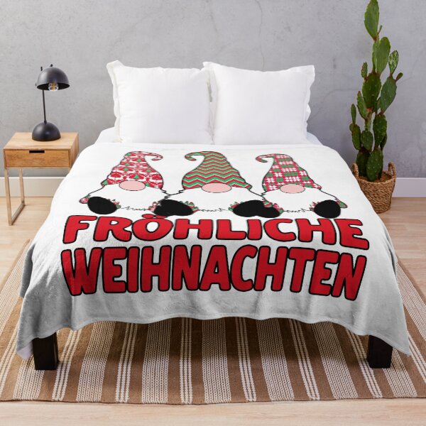 Item preview, Fröhliche Weihnachten German Christmas Nordic Gnomes designed and sold by funnytshirtemp.