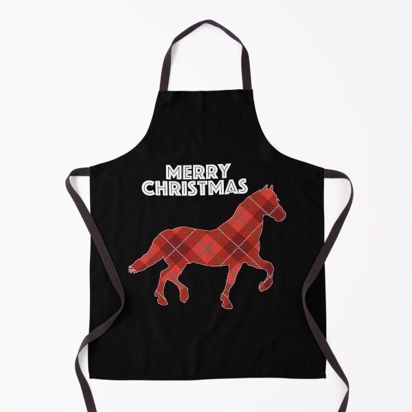 Item preview, Merry Christmas Plaid Horse designed and sold by BasicWear.