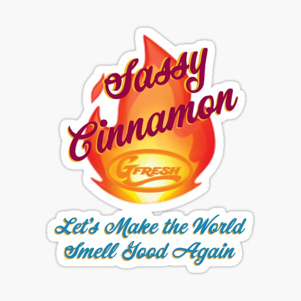 Sassy Cinnamon Shirt Sticker