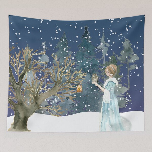 Item preview, dreamy winter snow scene designed and sold by Lisa Casineau.