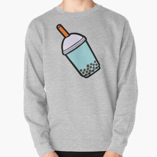 Bubble Tea Pattern Pullover Sweatshirt