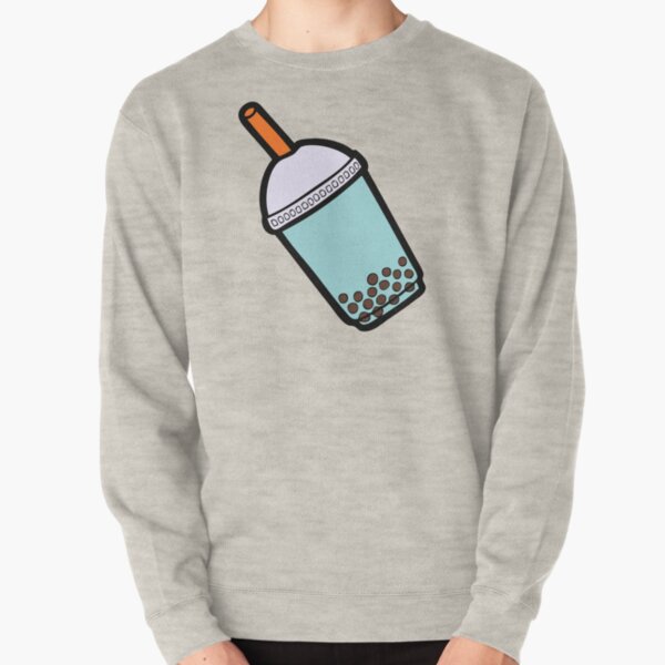 Bubble Tea Pattern Pullover Sweatshirt