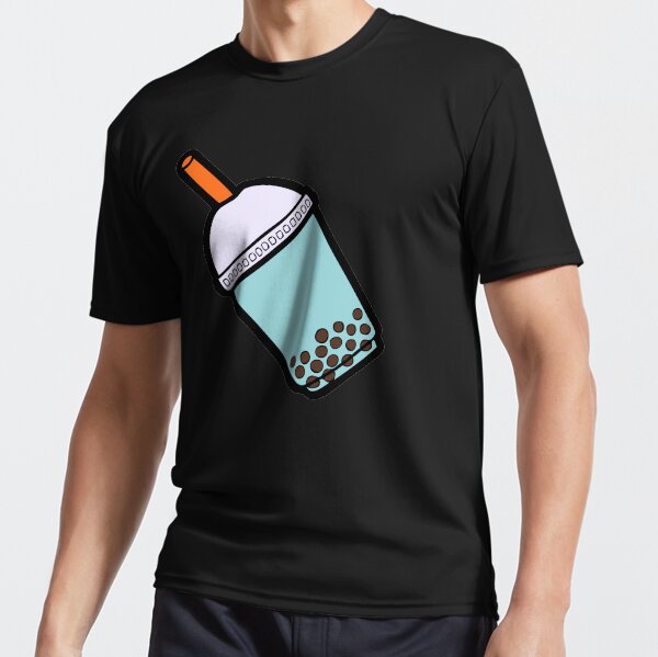 Bubble Tea Pattern in Pink Active T-Shirt for Sale by evannave | Redbubble Bubble Tea Pattern in Pink Active T-Shirt for Sale... 