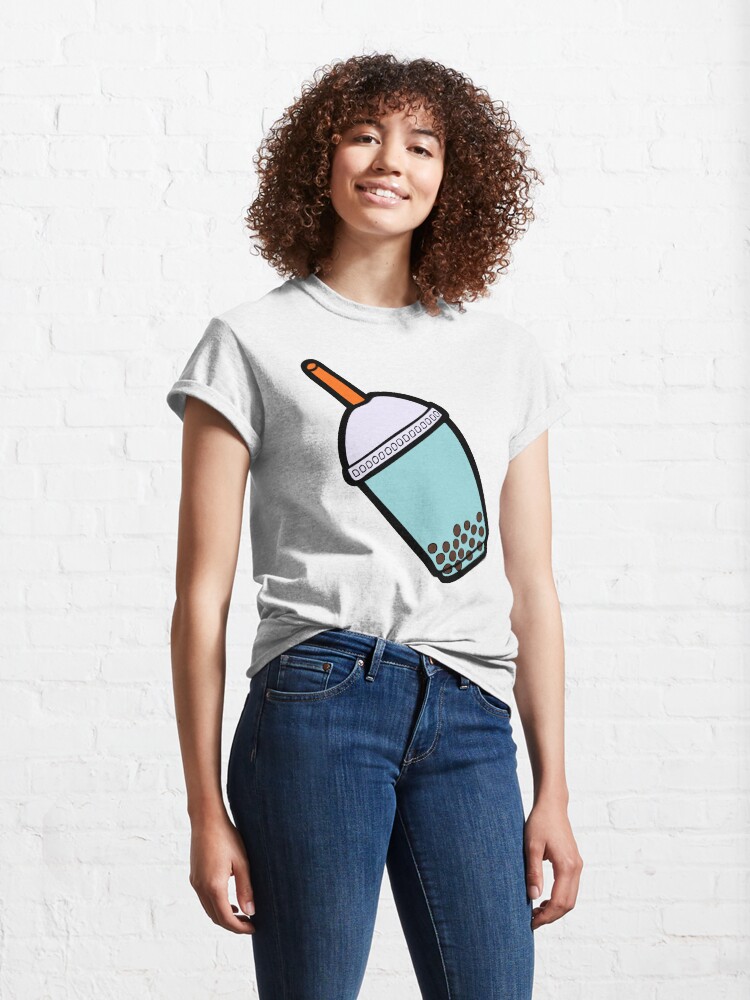 Alternative Ansicht von Bubble Tea Pattern Classic T-Shirt
