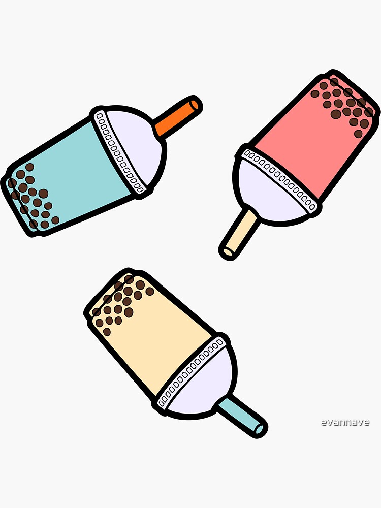Bubble Tea Pattern by evannave