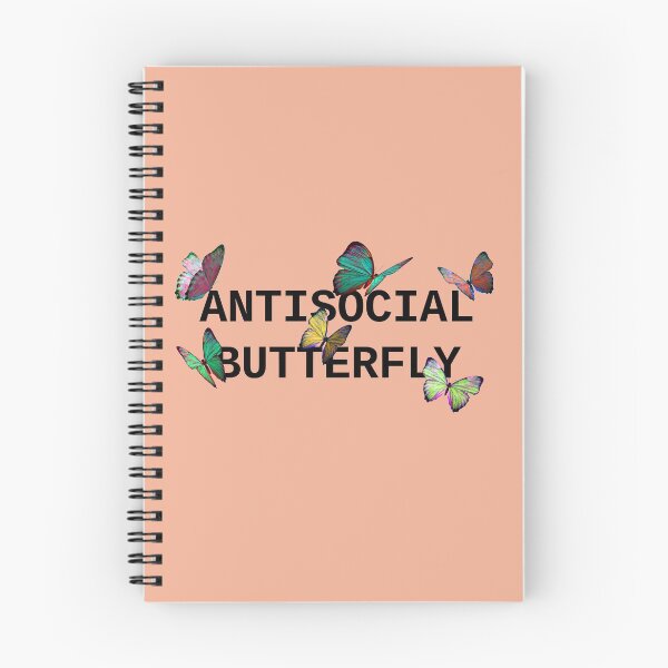 Item preview, MARIPOSA ANTISOCIAL COLORIDO NEGRO - Color de fondo especial designed and sold by CharlieCreator.
