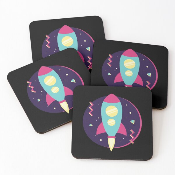 Item preview, Colorful Spaceship  designed and sold by ecdato.