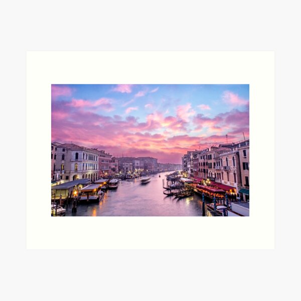 Colors in Venice Art Print
