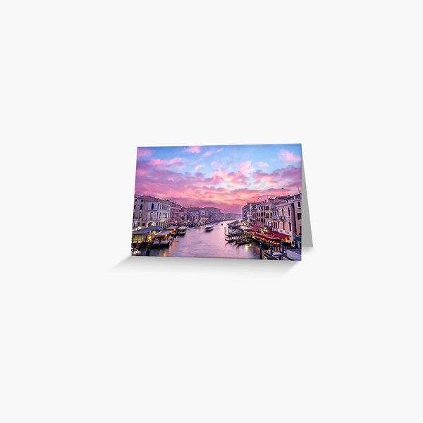Colors in Venice Greeting Card