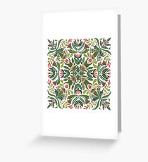 Little red riding hood - mandala pattern Greeting Card