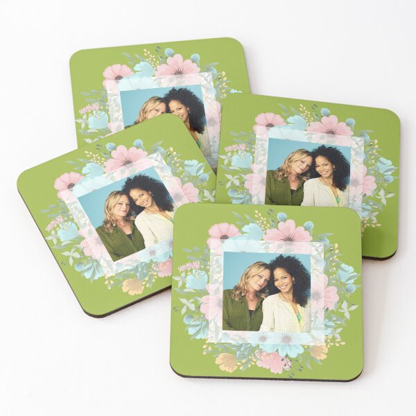 Item preview, The fosters - Stef & Lena (flower border) designed and sold by RainbowCraft.