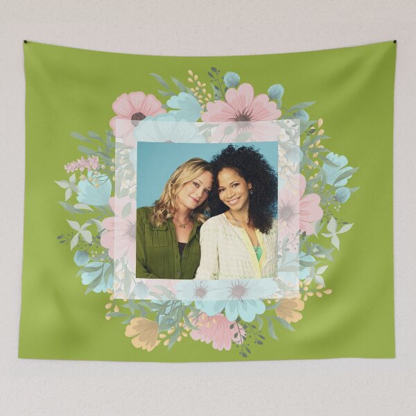 Item preview, The fosters - Stef & Lena (flower border) designed and sold by RainbowCraft.