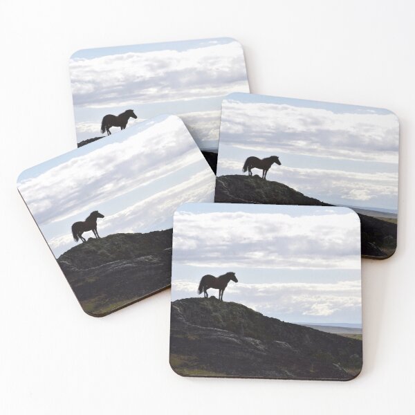 Item preview, Icelandic horse silhouette designed and sold by elisainiceland.