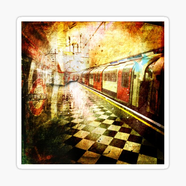 London Tube Tapestry Sticker