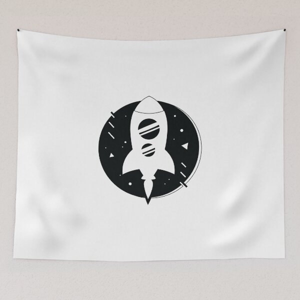 Item preview, Minimalist Spaceship designed and sold by ecdato.