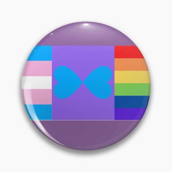 Item preview, Trans and Pride Couple Flag Blue and Blue designed and sold by Derians.