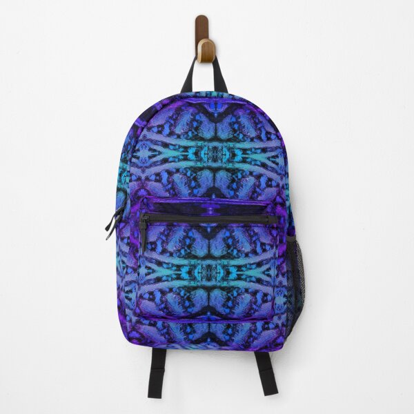 Item preview, Colorama pattern blue purple neon 3d effect designed and sold by Joie-et-Poesie.