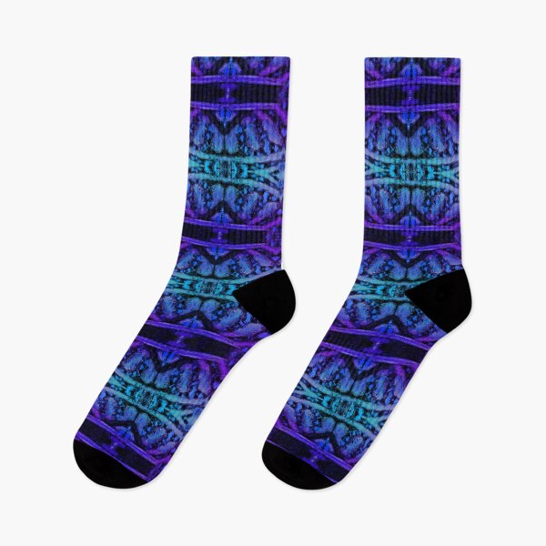 Item preview, Colorama pattern blue purple neon 3d effect designed and sold by Joie-et-Poesie.