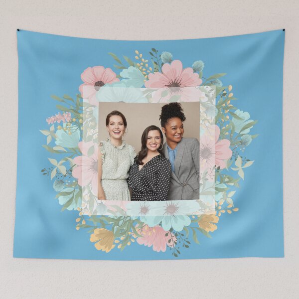 Item preview, The Bold Type (flower border) designed and sold by RainbowCraft.