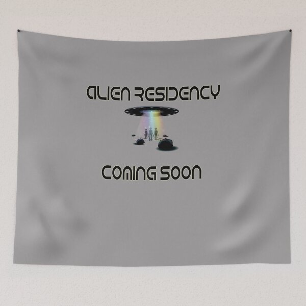 Item preview, Alien Residency Early Warning  designed and sold by stevenwoodcock.