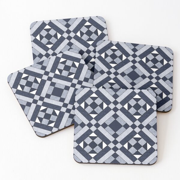 Item preview, Blue Stone Quilt  designed and sold by VirtualMagpie.