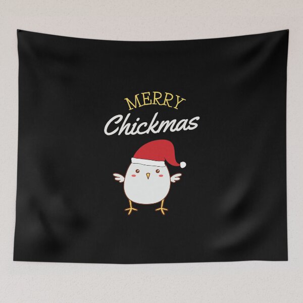 Item preview, Merry Chickmas Christmas Chicken designed and sold by TeensArts.