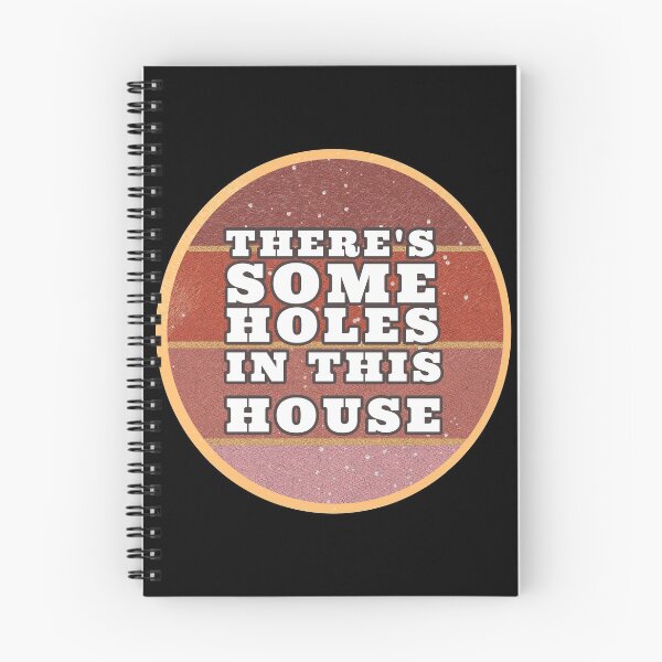 Item preview, THERE'S SOME HOLES IN THIS HOUSE VINTAGE RETRO FUNNY DESIGN designed and sold by thebaronart.